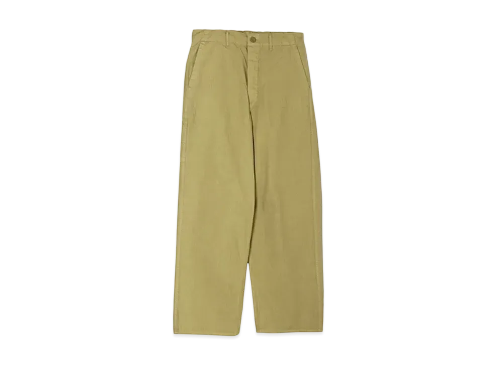 orSlow Wide Fit French Work Pants "Kahki"