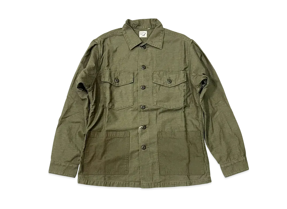 orSlow 4 Pockets U.S Army Shirt "Army Green"