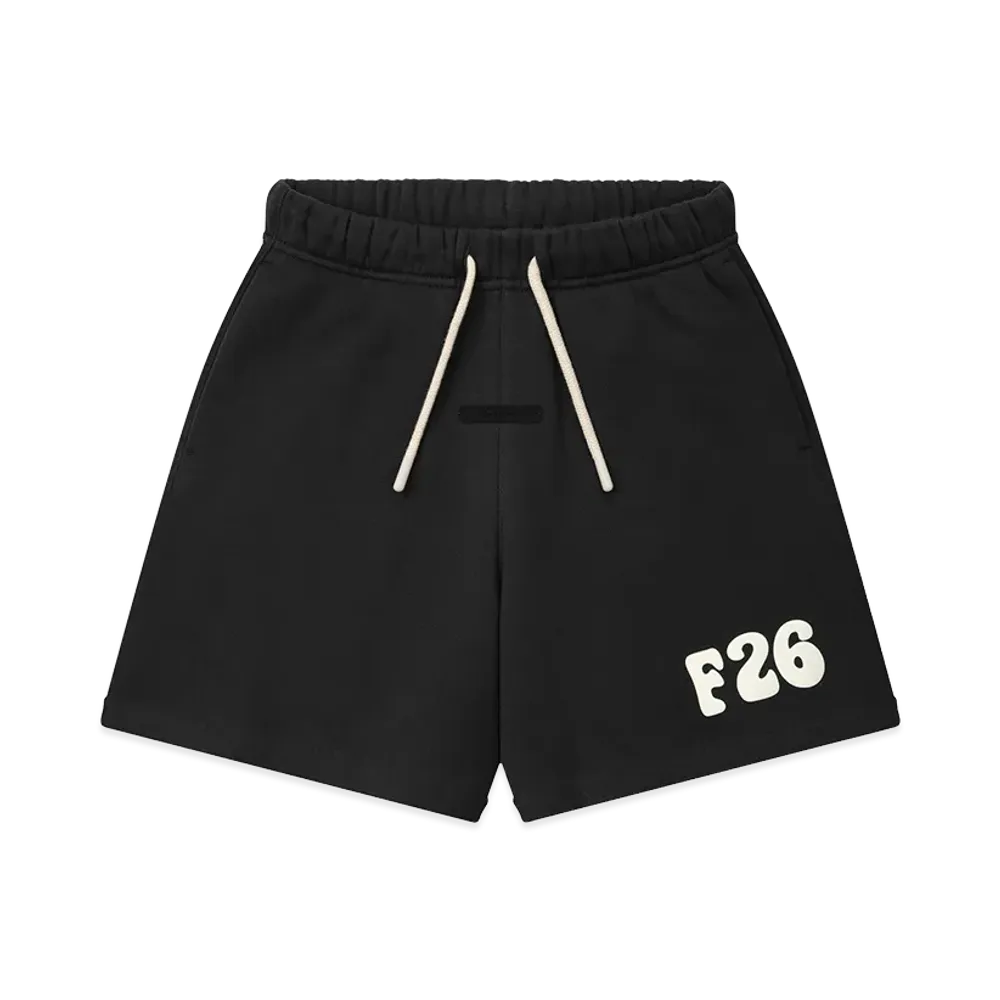 FEAR OF GOD ESSENTIALS Kids Classic Sweatshort "Vintage Black"