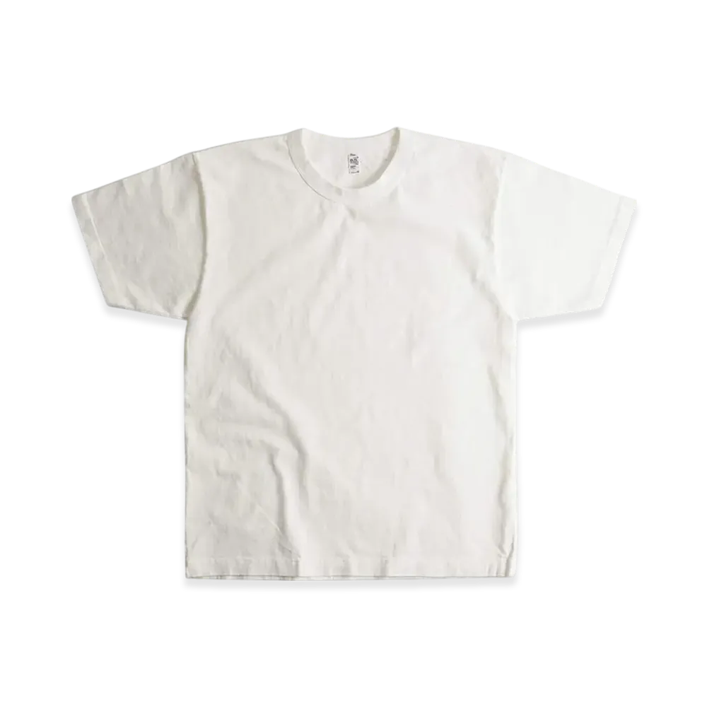 Los Angeles Apparel 8.5OZ Short Sleeve Binding Garment Dyed T-Shirt "Off White"