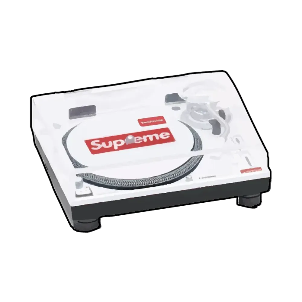 Supreme x Bandai Gashapon Machine / Technics SL-1200MK7 Turntable "White"