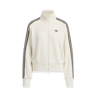 adidas Women's Knit Balloon Track Top "Wonder White"