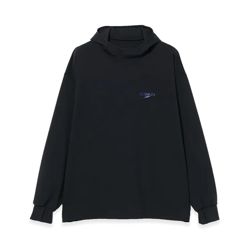 BEAMS x MIN-NANO x Speedo Rash Guard Hoodie "Black"