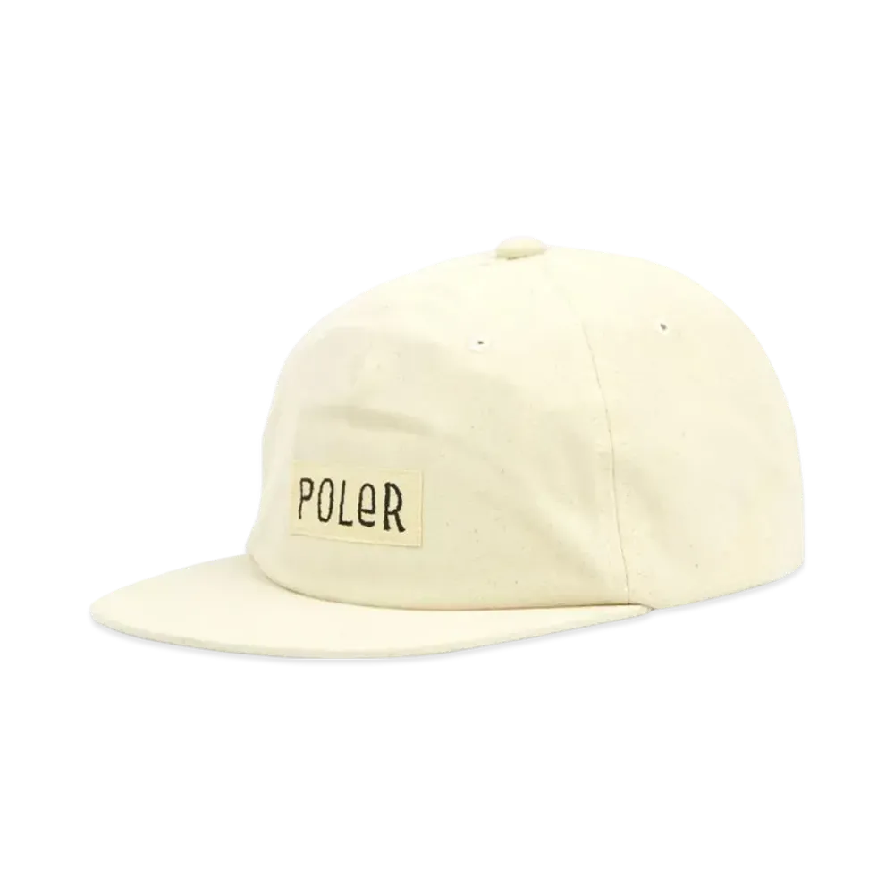 POLeR 6 Panel Hooley Front Cap "Beige"