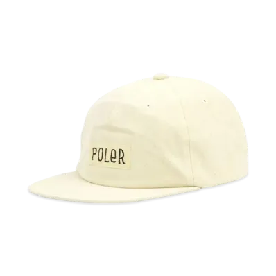 POLeR 6 Panel Hooley Front Cap "Beige"