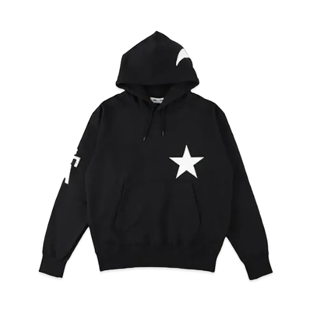 WIND AND SEA x Levi Pata Moon and Star Hoodie "Black"