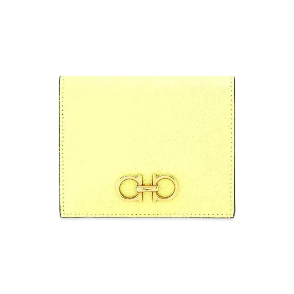 Salvatore Ferragamo Bi-Fold Wallet "Canary Yellow"