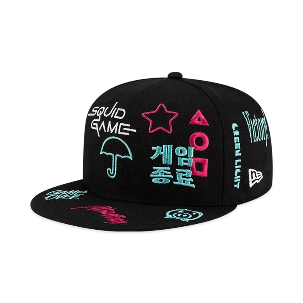 NEW ERA x NETFLIX 59Fifty Squid Game "Black"