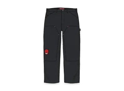 Supreme x Spitfire Double Knee Painter Pant "Black"