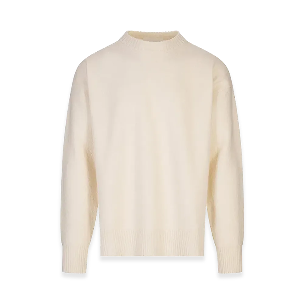 Jil Sander Oversized Medium-Weight Wool Sweater "White"