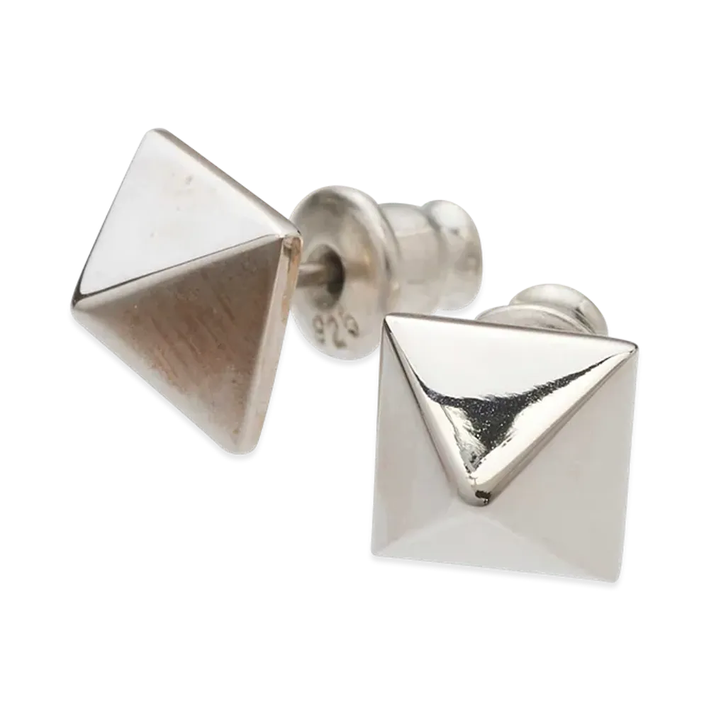 HYSTERIC GLAMOUR Stud Earrings "Silver"