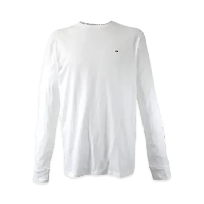 TOMMY JEANS Tommy Jeans Iconic Logo Long Sleeve T-Shirt "BrightWhite"