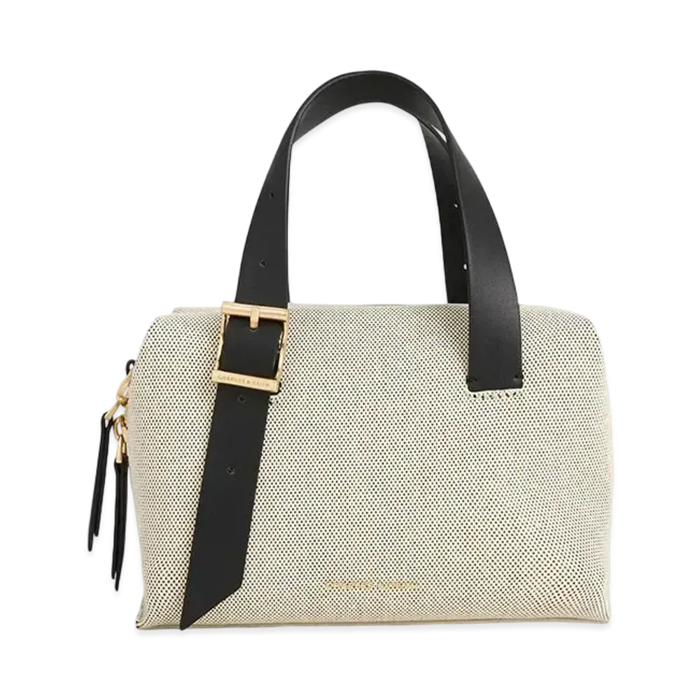 CHARLES & KEITH Marceline Canvas Tote Bag "Multi"