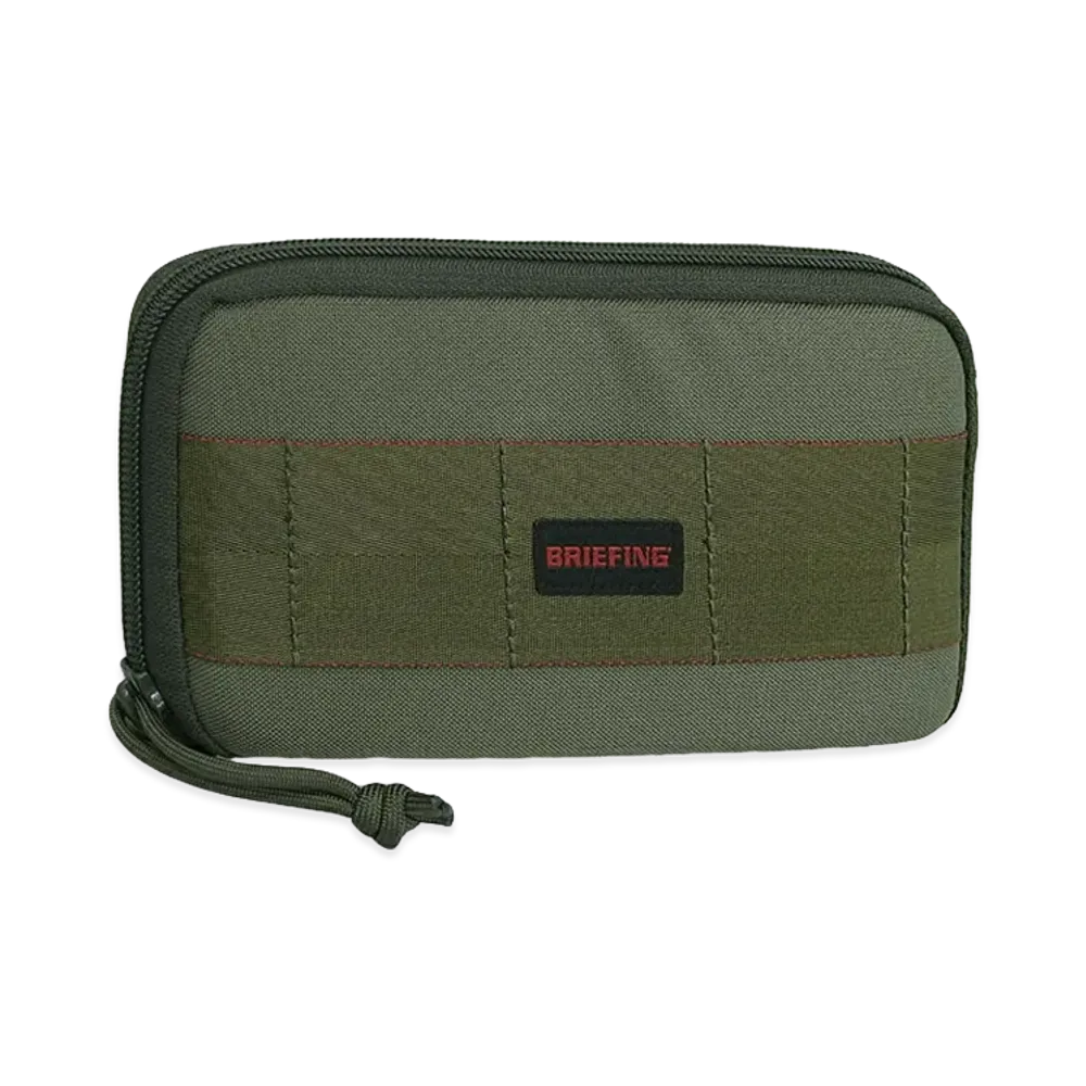 BRIEFING QL Round Wallet L "Khaki"
