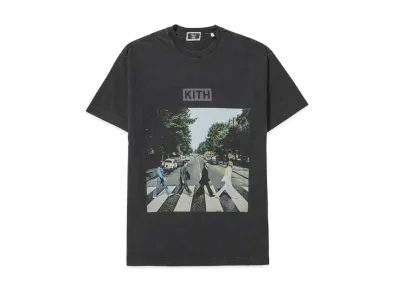 Kith x The Beatles Abbey Road Vintage Tee "Black"