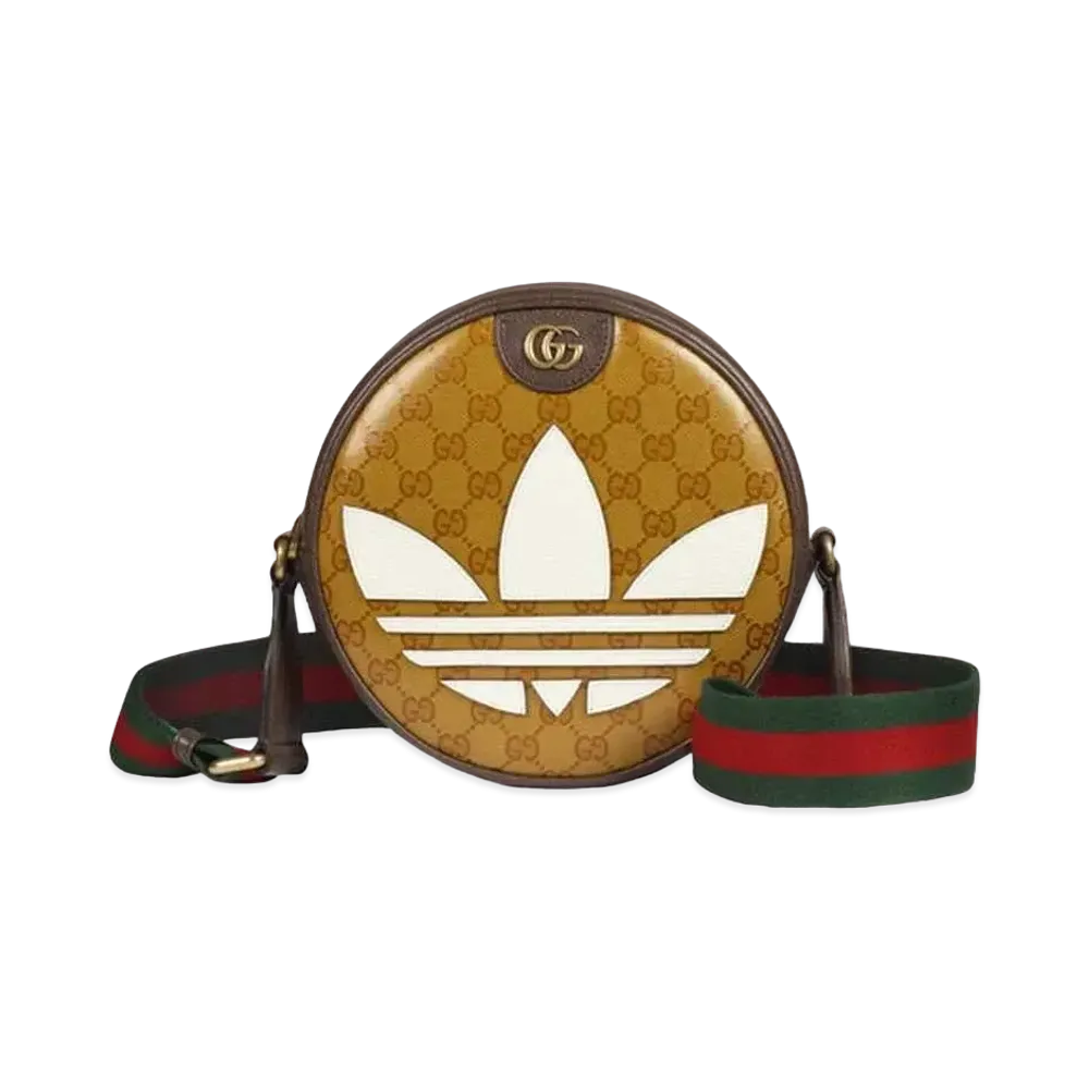adidas x GUCCI Ophidia Small Shoulder Bag "Beige/Brown"