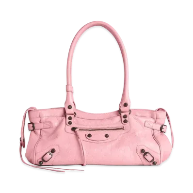 BALENCIAGA Women's Le City Bag East-West "Vintage Pink"