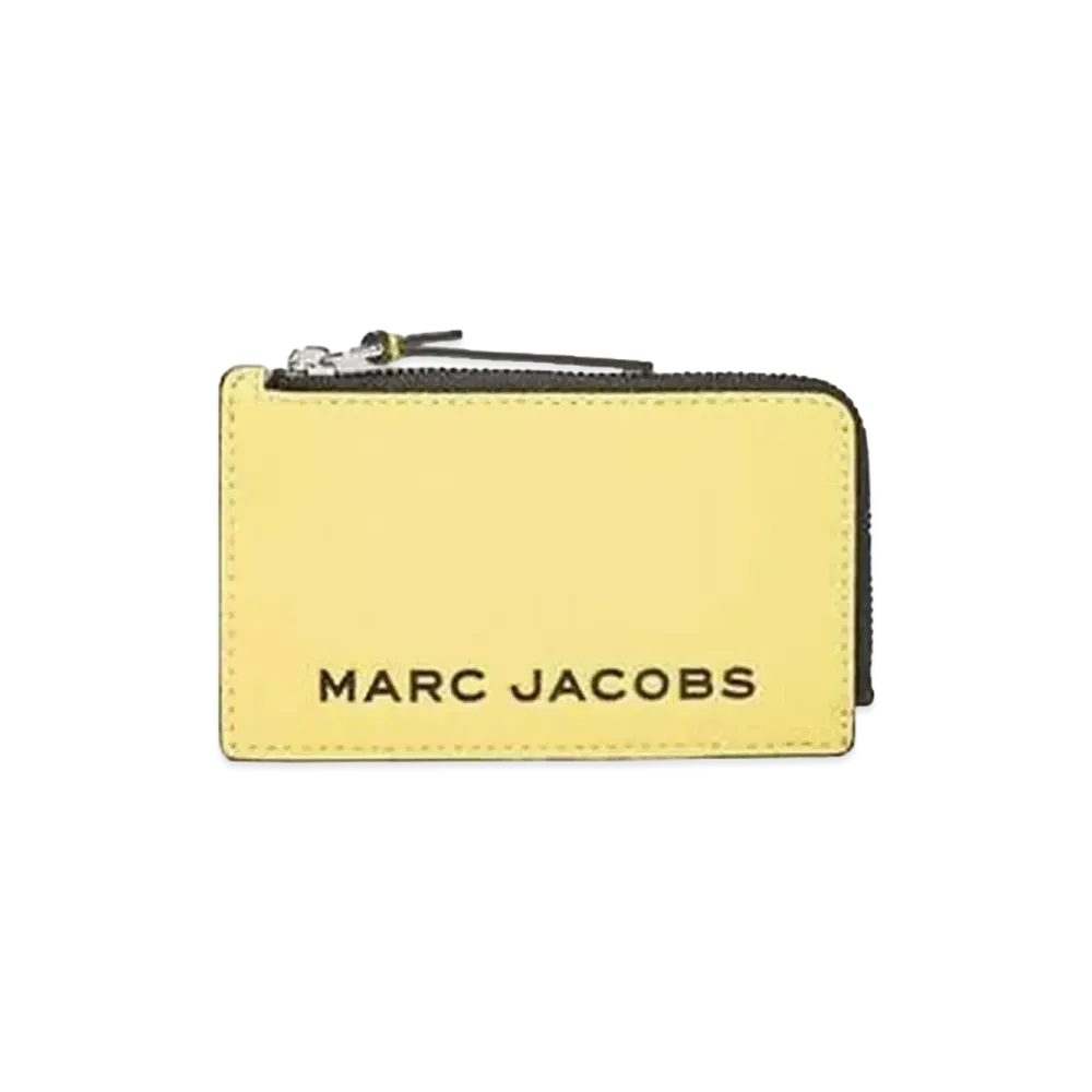 Marc Jacobs The Bold Colorblocked Small Top Zip Wallet "Limelight Multi"