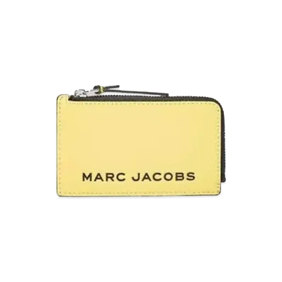 Marc Jacobs The Bold Colorblocked Small Top Zip Wallet "Limelight Multi"