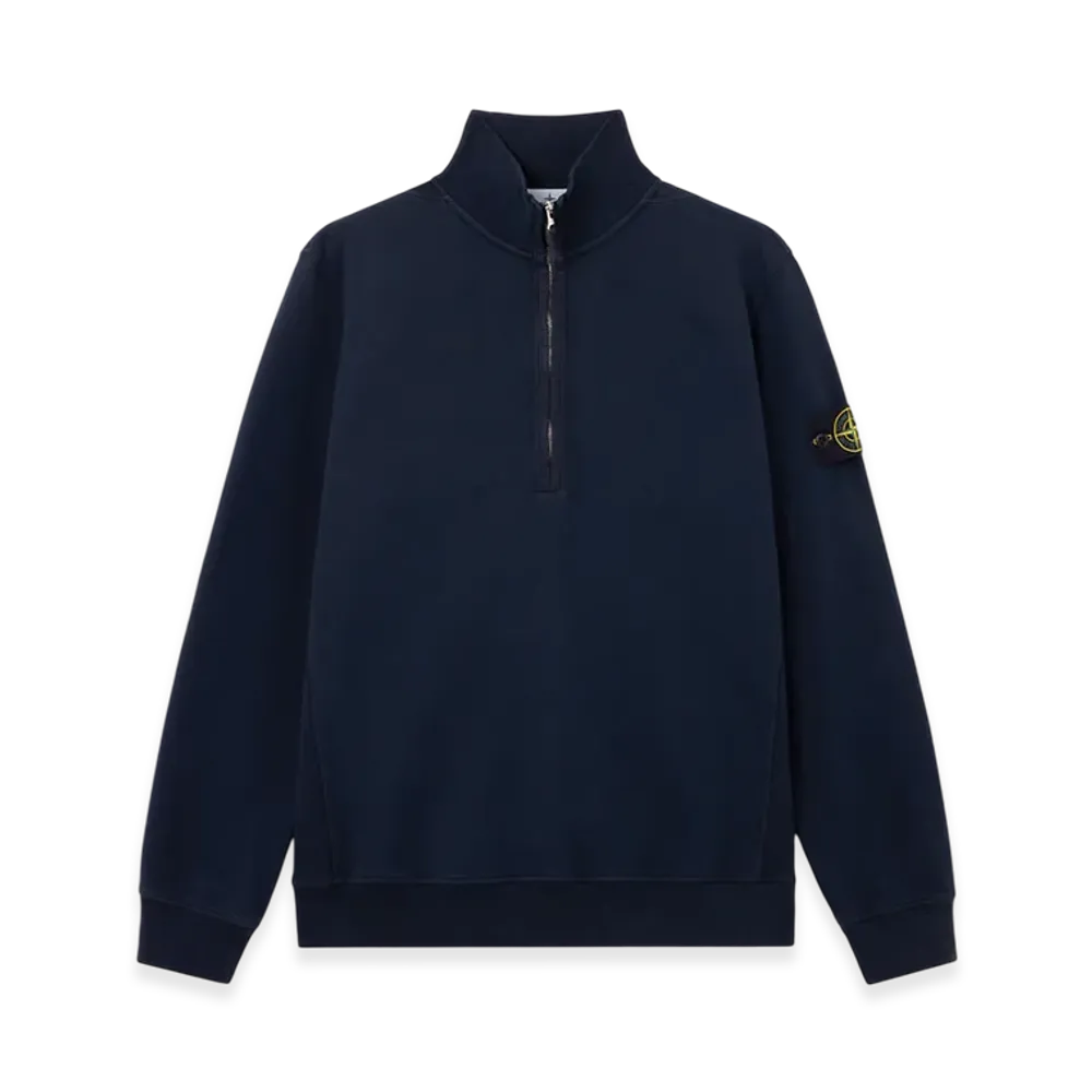 Stone Island 6100068 Brushed Organic Cotton Fleece "Navy Blue"