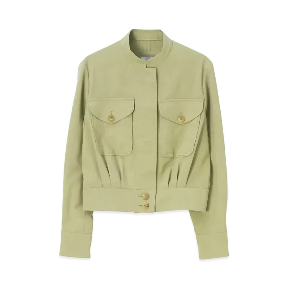 Paul Smith Women's linen mix blouson "LightGreen"