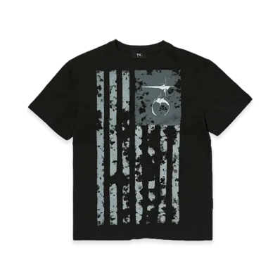 THUG CLUB Vintage Old Glory T-Shirt "Black"