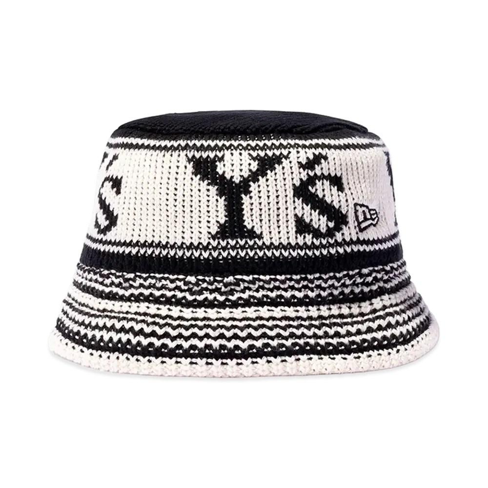 NEW ERA x Y's Knit Bucket FW26 "Chrome/Black"