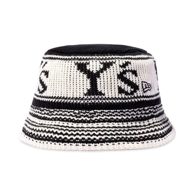 NEW ERA x Y's Knit Bucket FW26 "Chrome/Black"
