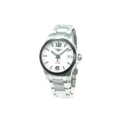 Longines Conquest V.H.P. Perpetual Calendar "Silver/White"