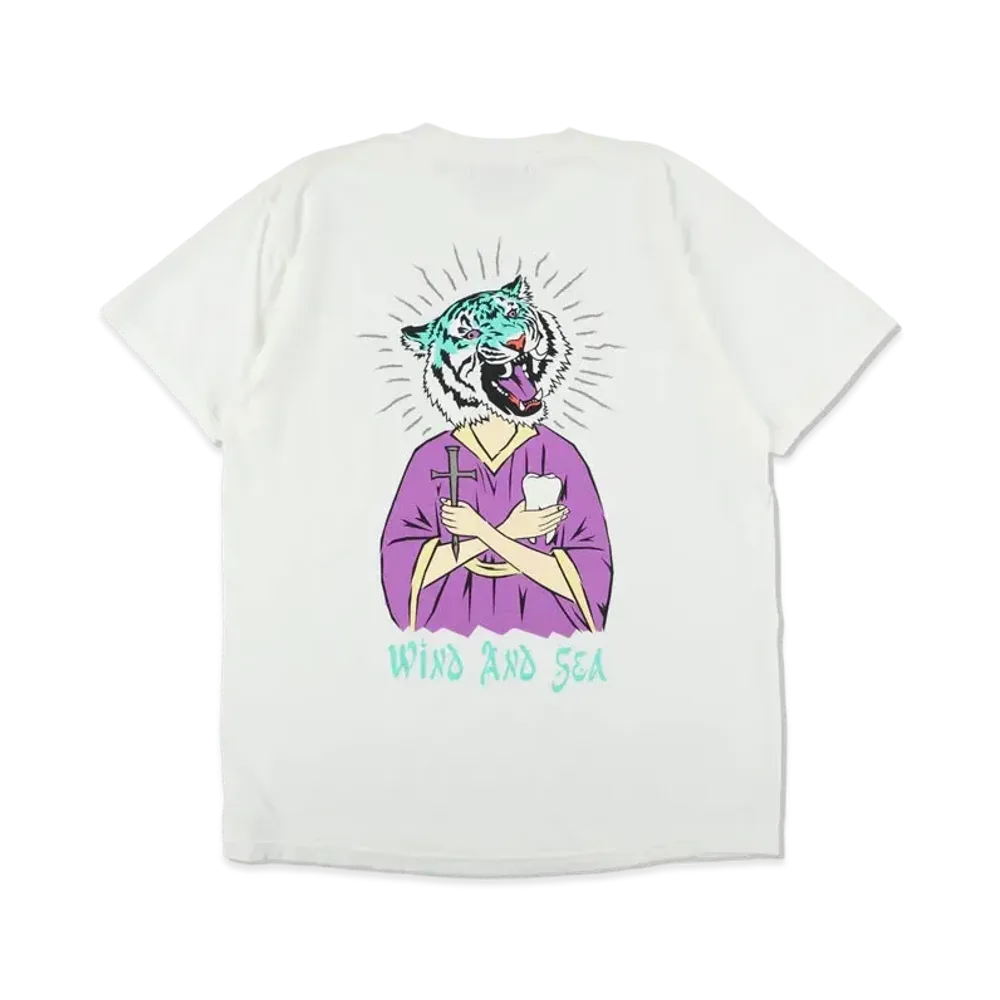 WIND AND SEA x Koichiro Takagi Tiger Tee "White"