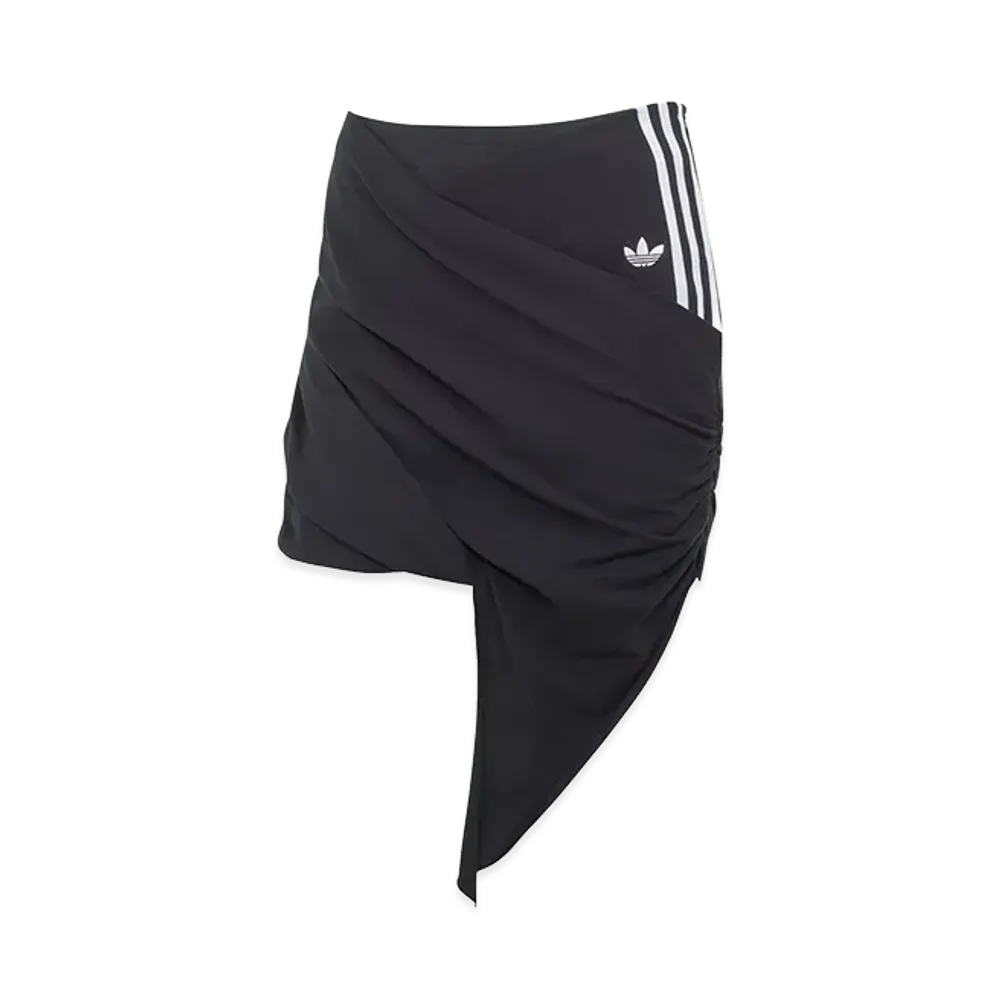 adidas Adiluna Season 2 x BLACKPINK JENNIE Women's Knit Wraparound Skirt "Black"