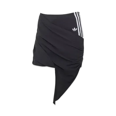 adidas Adiluna Season 2 x BLACKPINK JENNIE Women's Knit Wraparound Skirt "Black"