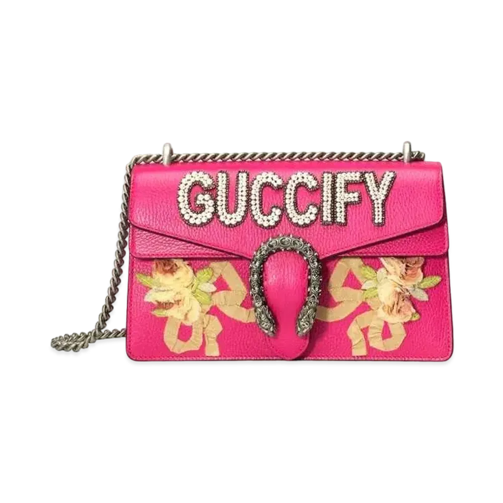 GUCCI Dionysus Small Shoulder Bag "Raspberry pink"