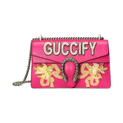GUCCI Dionysus Small Shoulder Bag "Raspberry pink"
