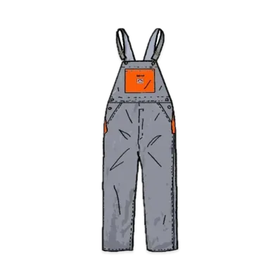 Supreme x Ben Davis Overalls "Orange"