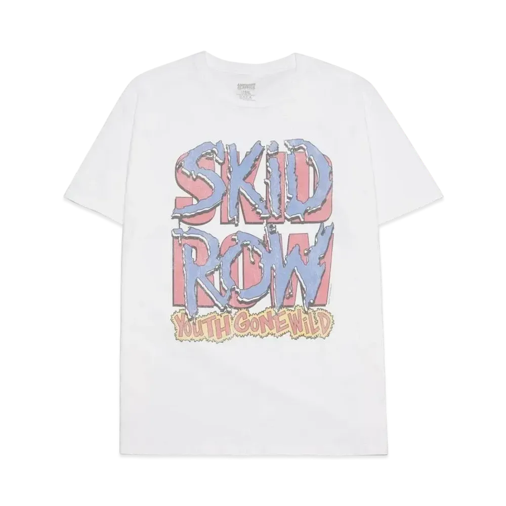 THRIFTY LOOK SKID ROW TEE "WHITE"