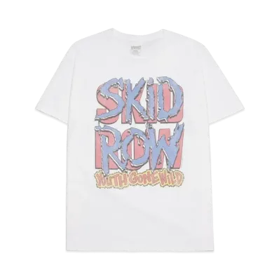 THRIFTY LOOK SKID ROW TEE "WHITE"