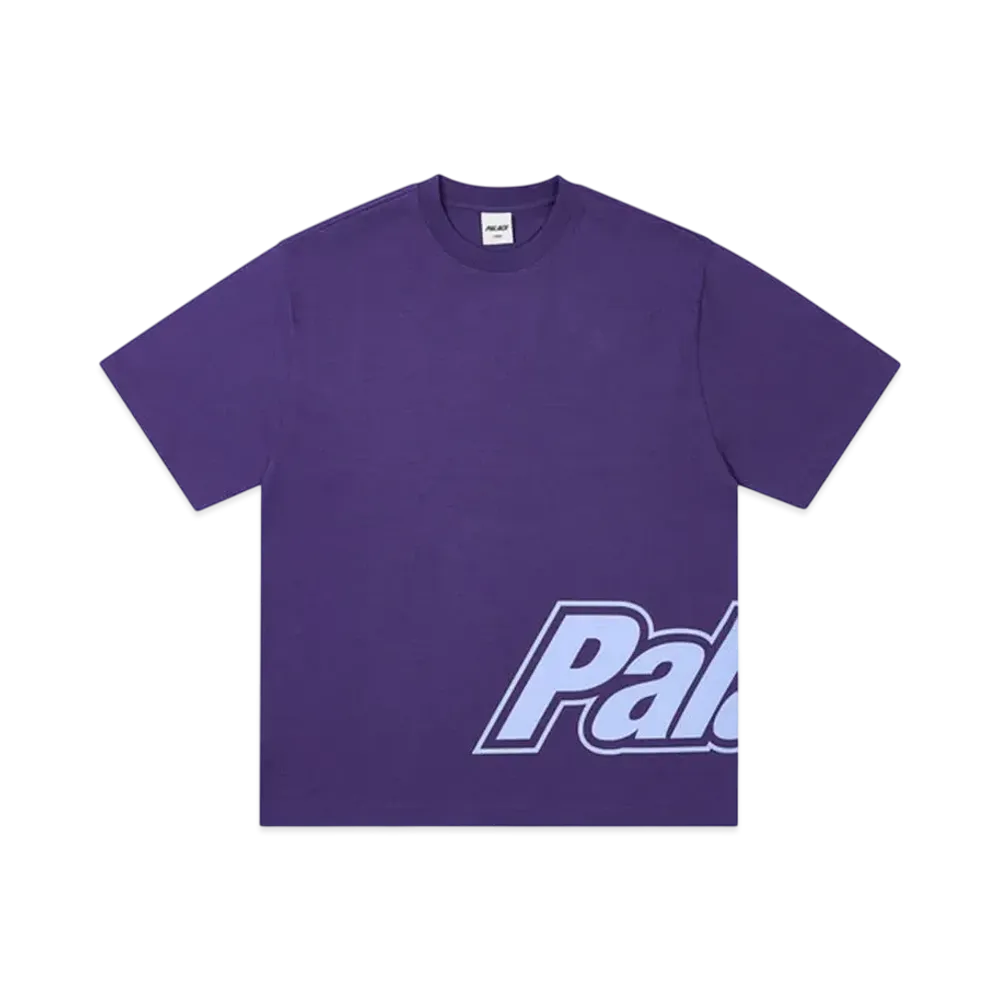 PALACE Border Logo T-Shirt "Purple"