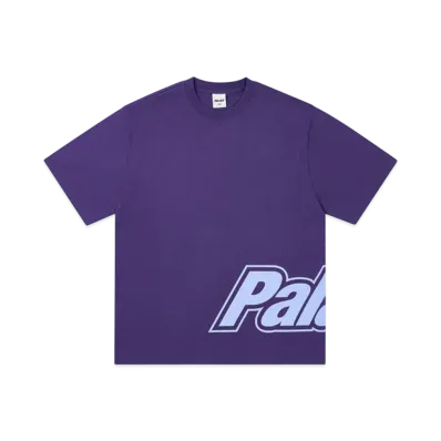 PALACE Border Logo T-Shirt "Purple"