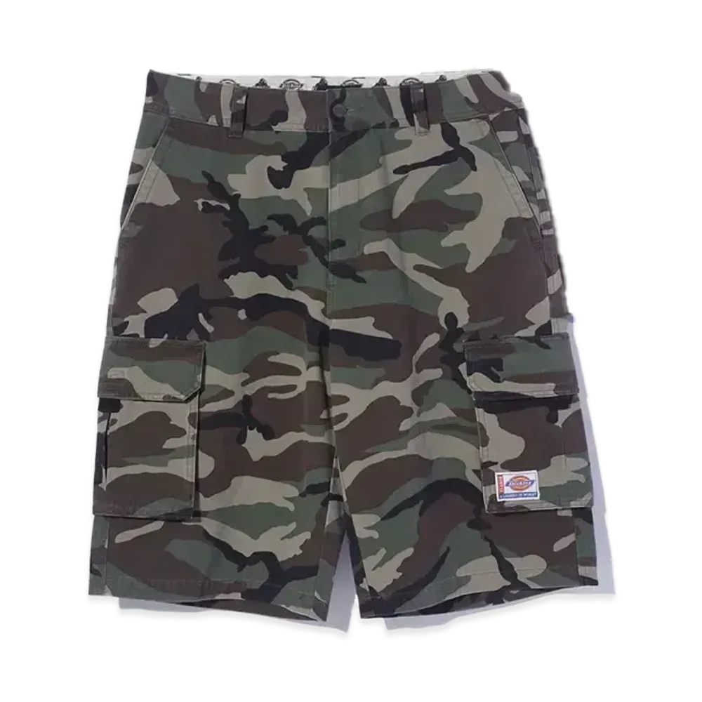 XLARGE x Dickies Camo Cargo Shorts "Olive"