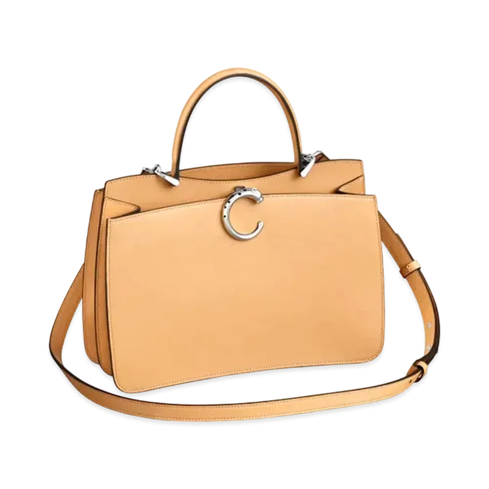 Cartier Handle Bag Mini Model, Panthere de Cartier "Camel Beige"