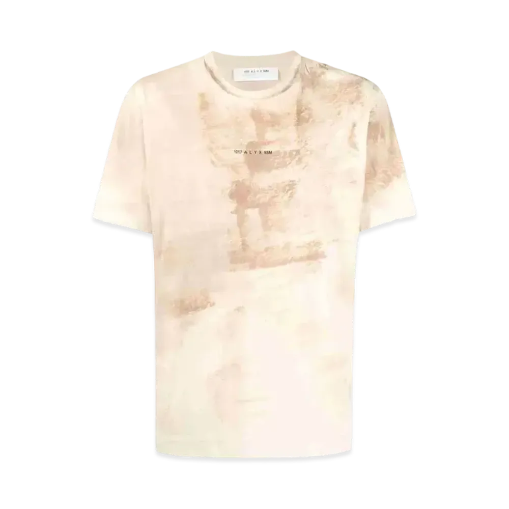 1017 ALYX 9SM Faded-Effect Logo T-Shirt "Beige"