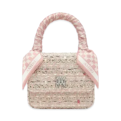 AMIRI Women's Boucle Micro MA Bag "Dusk Pink"