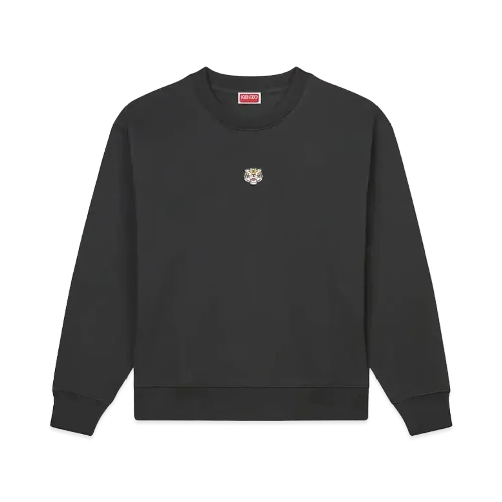 KENZO 'LUCKY TIGER' Classic Embroidery Sweat "Black"