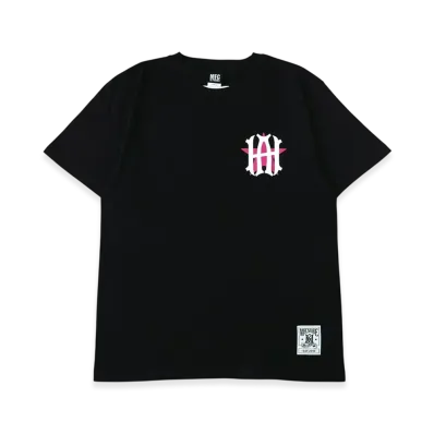 ayumi hamasaki x CONVERSE TOKYO x MFC STORE AH Logo Tee "Black/Pink"