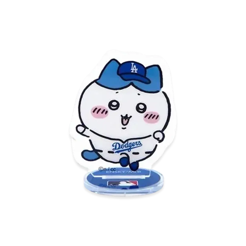 MLB x Chiikawa Tokyo Series Acrylic Stand Hachiware (Dodgers) "Blue"