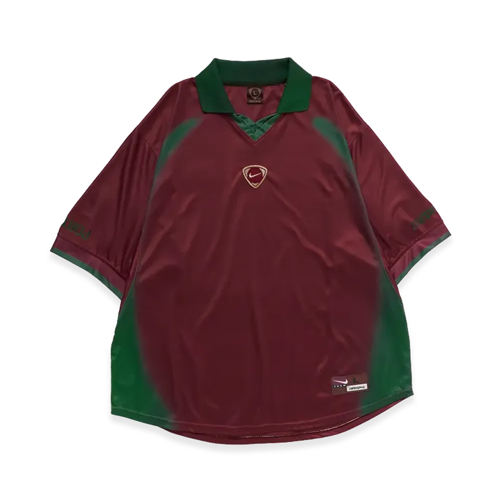 Travis Scott Cactus Jack x Nike Portugal Total 90 Retro Jersey "Burgundy"