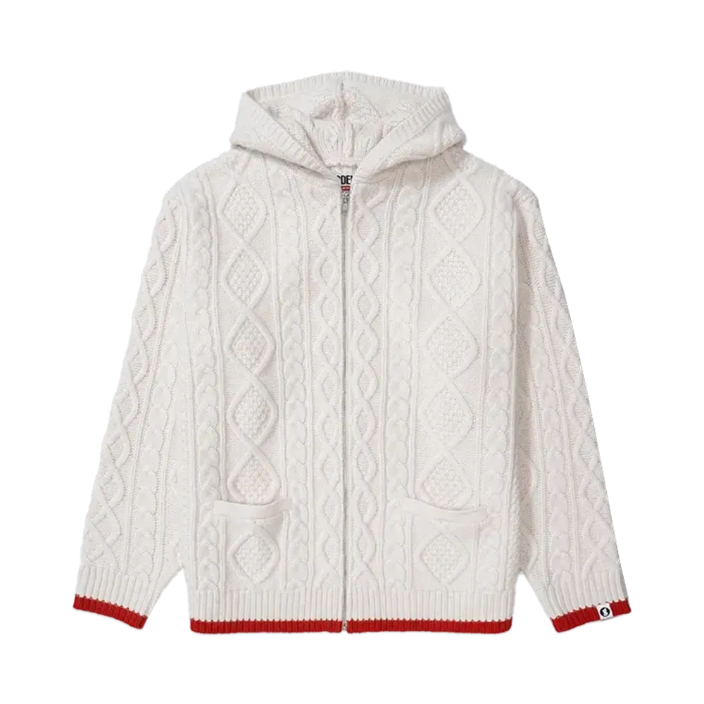Supreme x GOODENOUGH Zip Up Hooded Sweater "Stone"