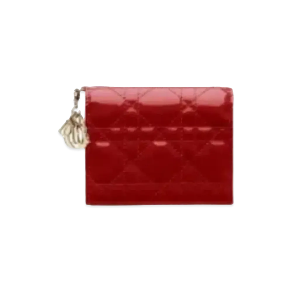 Dior Curfskin Wallet "Red"
