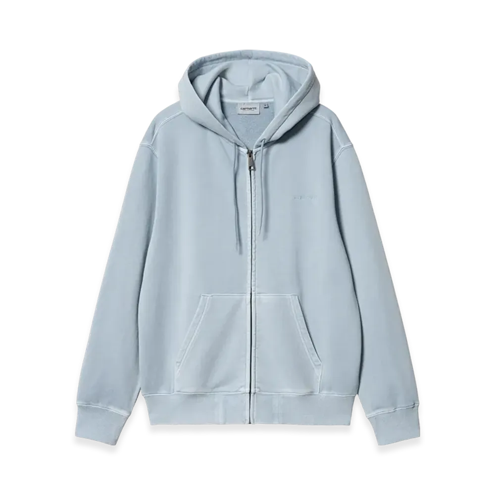 Carhartt WIP Hooded Duster Script Jacket "Misty Sky(Garment Dyed)"